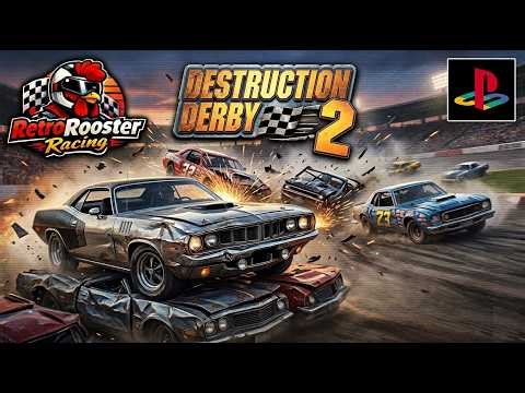 Destruction Derby 2 PS1 Gameplay – Classic Crash Racing Chaos Returns!