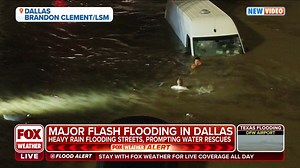 Drone Footage Shows Scope Of Dallas Flooding, People Swimming From Vehicles