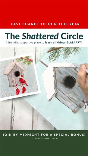 Let me take you back to my first encounter with glass art. I was fascinated by the colors and textures but felt completely lost when it came to the techniques. One minute, I was inspired, and the next, I was tangled up in tutorials that just didn’t hit the mark. My confidence? Shattered. 💔😅 If this sounds familiar, friend… you’re officially invited into the sparkliest 🎨✨ creative corner of the internet, “The Shattered Circle”! Enrollment is NOW OPEN through Tuesday, November 4th! 📆 (For the 