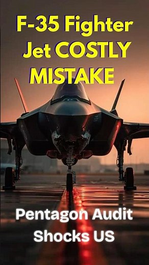 Pentagon Audit Exposes America’s Costliest Fighter Jet F-35