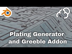 Plating Generator and Greebles - Blender Addon review
