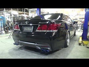 センスブランド 210クラウン 3.5L ワンオフ マフラー サウンド