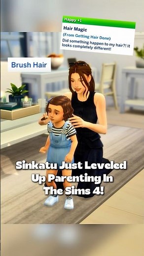 This mod allows your sims to do their child’s hair 🤩 #sims4 #thesims4 #sims4mods