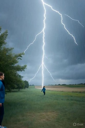 Thunderstorms can be scary… but staying safe is simple if you know what to do⚡️⛈️