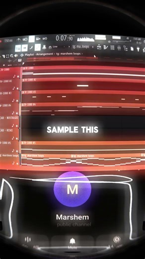 post loops everyday in tg: marshem loops #marshem #trap #loops #beat #producertok #producer
