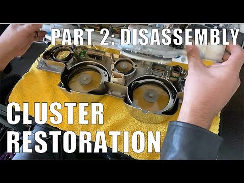 1967 68 Ford Mustang gauge restoration (Part 2: Cluster disassembly take apart coupe or fastback)