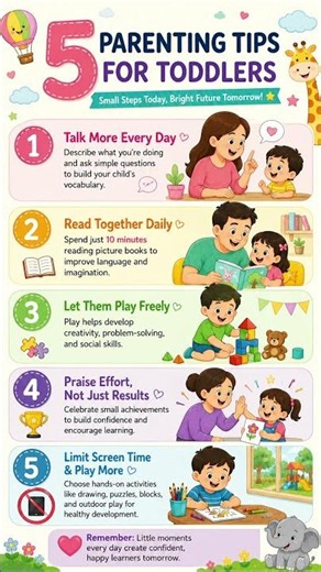 5 Parenting Tips That Make Toddlers Smarter & Confident 👶❤️