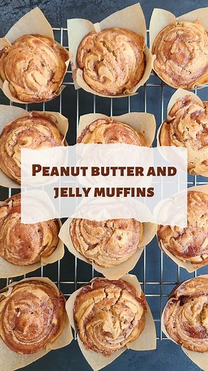 532K views · 10K reactions | Peanut butter and jelly muffins...