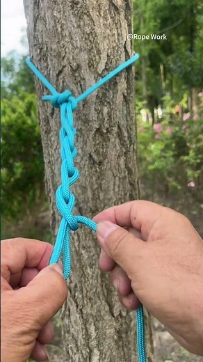 Quickly Shorten and Carry Rope, Easy to Undo with a Pull