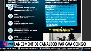 31 reactions · 10 comments | Le nouvel opérateur télécom spécialisé dans la fourniture d’accès internet très haut débit en Afrique a lancé à Pointe-Noire son offre CanalBox. | Vox Congo | Facebook