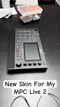 MPC Live 2 Skin Install. It’s not hard and you won’t regret it. No more dust and fingerprints! #mpc
