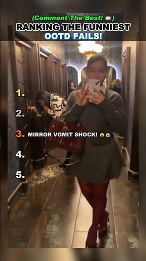 Ranking The Funniest OOTD Fails! 👗😂💀 Wait for #1! #Shorts #OOTD #Funny