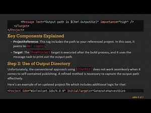 How to Retrieve the Build Output Directory of a Referenced Project in MSBuild