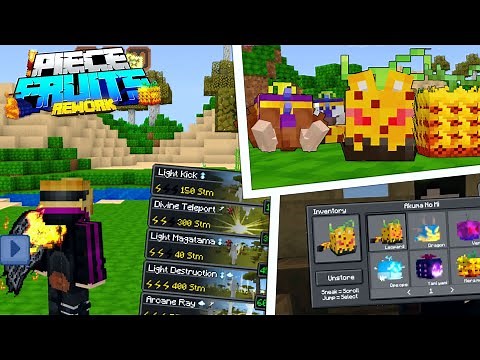 Bloxfruit In Minecraft!? | Fruit Piece addon/Mods In Minecraft PE! | (1.20.81)