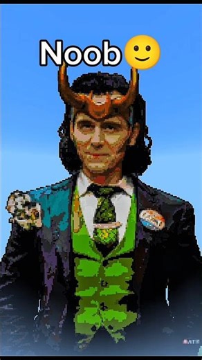 Noob vs pro vs hacker Loki Minecraft #minecraft #shorts