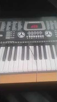 My Hamzer Keyboard Piano Playing The Song from My Phone and Keyboard Piano at the same time