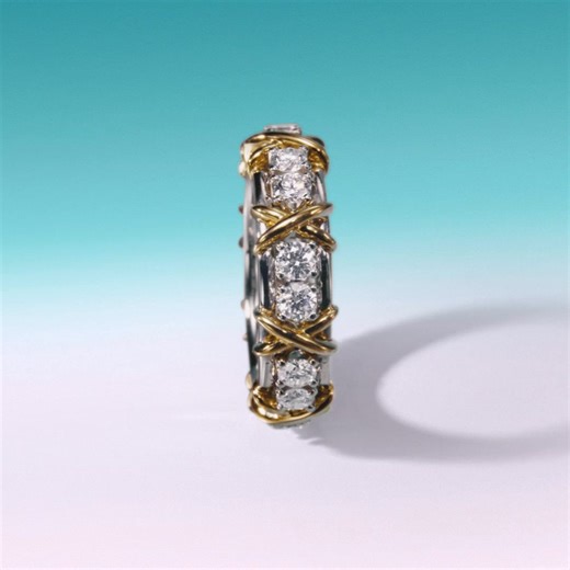 14 reactions | An unforgettable Valentine’s Day. An inimitable design. The Jean Schlumberger by Tiffany Sixteen Stone ring is a coveted symbol of love’s nurturing forces. | Tiffany & Co. | Facebook