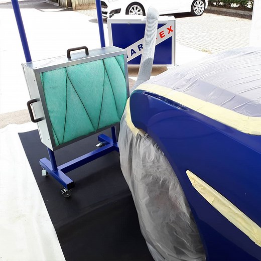 Mobile Spray Booth Extractor Fan | Paint Fume Extraction