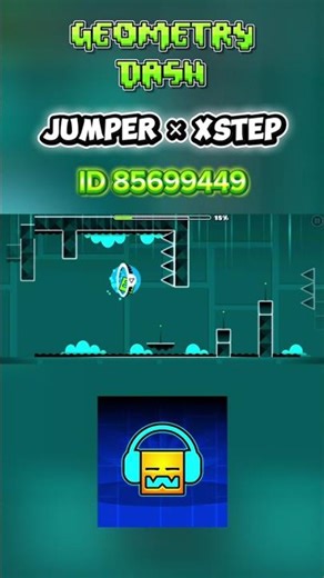 Jumper × XSTEP in Geometry Dash #geometrydash #robtop