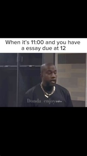 Donda_enjoyer on Instagram: "Procrastination at its finest | #kanye #kanyewest #kanyememes #ye #yeezy #reels #viral #memes #meme #funny #relatable #school #essay #music #rap #hiphop #culture #donda #explore #explorepage #instagram #instagood #insta"