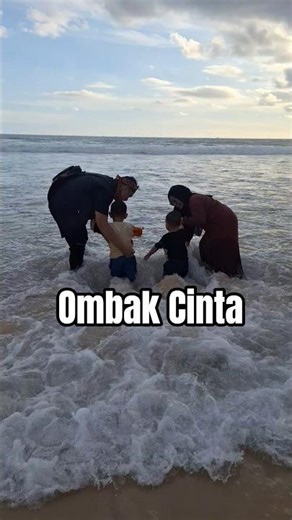 Enjoying the beach with love