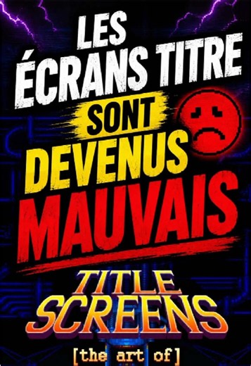 Les menus dans les jeux vidéo – écran titre expliqué