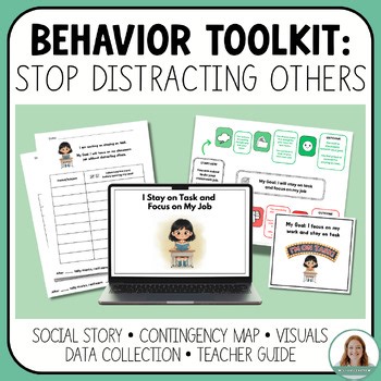 No Prep Behavior Management Toolkit: STAY ON TASK Printable Activities for FOCUS