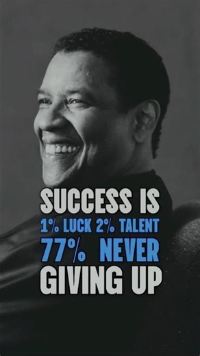 The REAL Formula of Success by Denzel Washington 🔥 | Don’t Give Up. #motivation #mindset