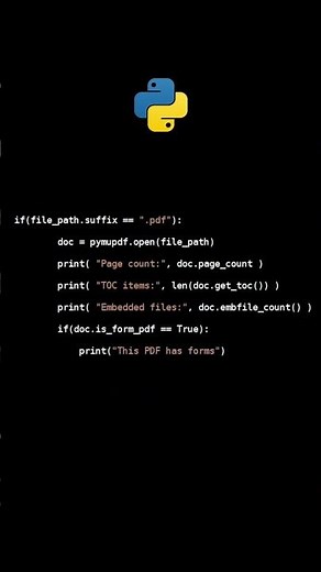 Quickly Scan PDF Files in a Folder with Python + PyMuPDF #coding #pythontips #pdf