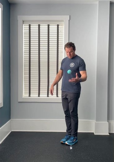 Ball Bounce Catch Balance Drill for Stability and Coordination