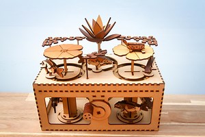 Pond Automata Moving Kinetic Sculpture: Laser Cut Files (digital Download) - Etsy