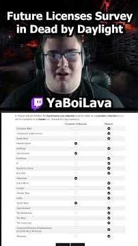 NEW FUTURE LICENSES SURVEY IN DEAD BY DAYLIGHT #deadbydaylight #dbd #dbdshorts #it #deathnote