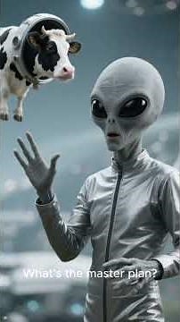 The Secret Life of Abducted Cows 👽🐄 #Shorts