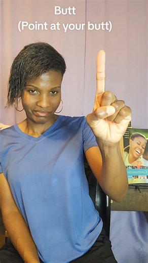 ASL Sign For "Butt" American Sign Language For Beginners