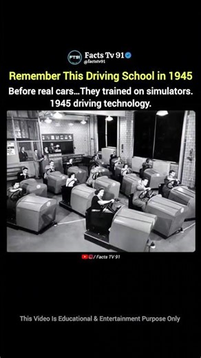 Driving School in 1945 Was Unreal 🤯