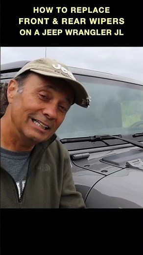 How to Install Front and Rear Wiper Blades On A Jeep Wrangler JL