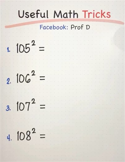 74K views · 871 reactions | Beat the Clock! Fast Math Tricks for Quick Calculations ⏱️ | Prof D | Facebook