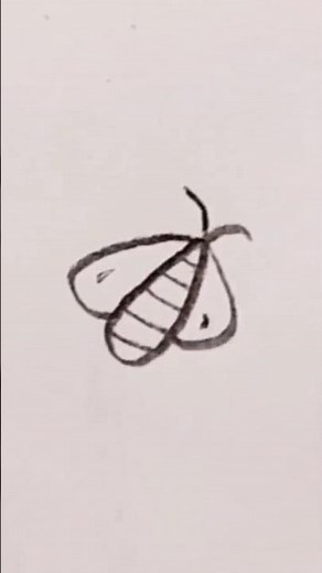 How to draw fly step by step كيفية رسم حشرة خطوة بخطوة