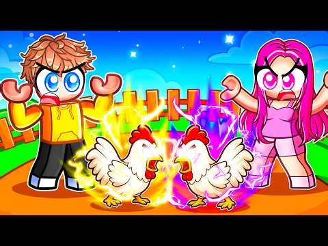ROBLOX GROW A CHICKEN FIGHTER...