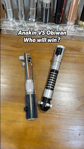 Anakin vs. Obi-Wan: Who will win?#starwars #lightsaber #anakinskywalker #obiwankenobi #fvp