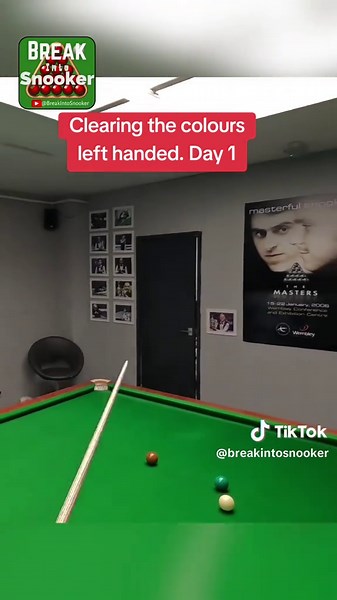 Left-Handed Snooker Challenge: Day 1 Attempt