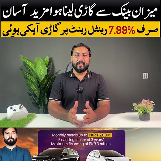 Meezan Bank Lowest Car Finance Scheme
