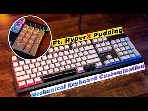 Make Your Keyboard Look Like Never Before! Ft. HyperX White Pudding Keycaps