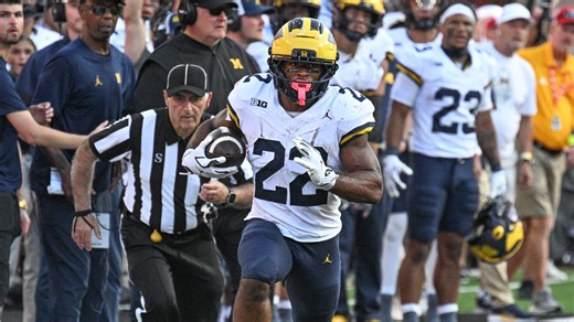 Wednesday's college football: UM's Justice Haynes named AP midseason All-American