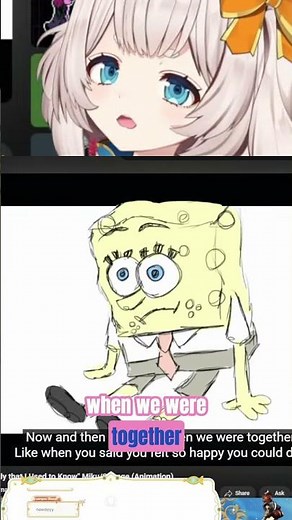 SpongeBob and Miku Duet: Epic Animated Singing Collab! #shorts