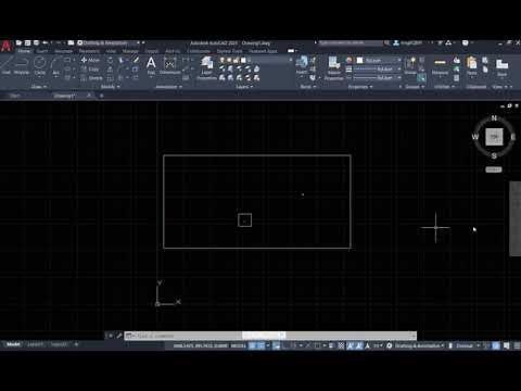 AutoCAD 2021 Tutorial: Zoom tool (III): how to use Zoom Extents, Zoom Window and Zoom Previous