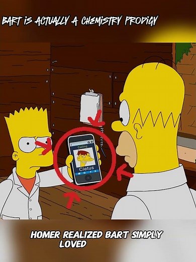 Bart is actually a chemistry genius. #simpsons #cartoon #animation #bart #genius