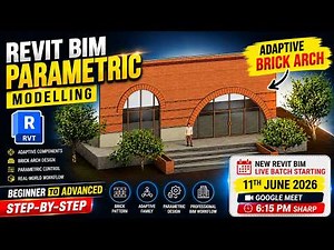 Revit BIM Adaptive Brick Arch Design | Beginner to Advanced Step-by-Step