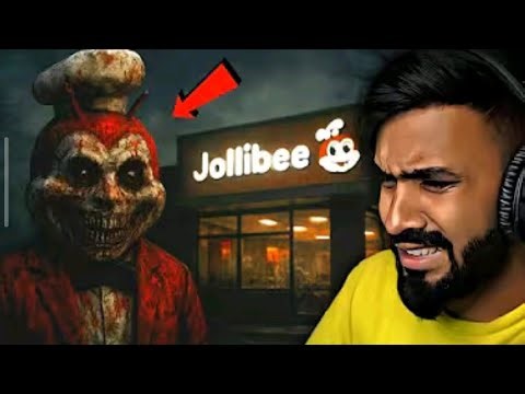 CAN I ESCAPE FROM JOLLIBEE HORROR RESTURANT | TECHNO GAMERZ HORRORGAMEPLAY