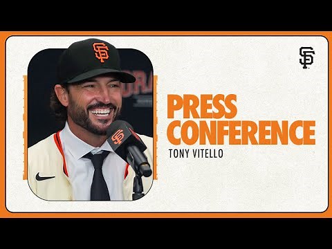 San Francisco Giants Introduce Tony Vitello | Live Press Conference